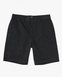 3 Carter - Bermuda da lavoro da Uomo Black ABYWS00206 Billabong