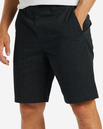 3 Carter Workwear 21" Shorts Black ABYWS00206 Billabong