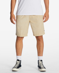 1 Larry - Short en velours pour Homme Beige ABYWS00208 Billabong