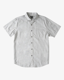 4 All Day Short Sleeve Shirt Grey ABYWT00110 Billabong