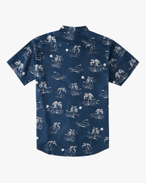 6 Sundays Mini Short Sleeve Shirt Blue ABYWT00112 Billabong