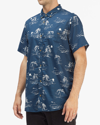 2 Sundays Mini Short Sleeve Shirt Blue ABYWT00112 Billabong