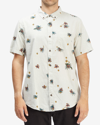 0 Sundays Mini Short Sleeve Shirt Brown ABYWT00112 Billabong