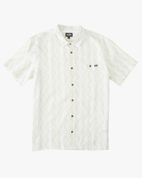 6 Sundays Jacquard Short Sleeve Shirt Beige ABYWT00114 Billabong