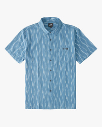 5 Sundays Jacquard Short Sleeve Shirt Orange ABYWT00114 Billabong