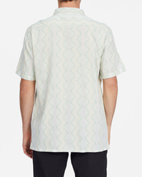 4 Sundays Jacquard Short Sleeve Shirt Beige ABYWT00114 Billabong