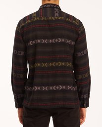 2 Offshore Jacquard Flannel Shirt Black ABYWT00135 Billabong