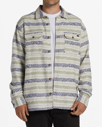 0 Offshore Jacquard - Flannel Shirt for Men White ABYWT00135 Billabong