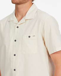4 Vacay All Day Short Sleeve Shirt Beige ABYWT00160 Billabong