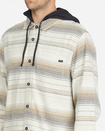 3 Baja Cali Hooded Flannel Shirt  ABYWT00174 Billabong