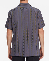 2 Wrangler Wesley Short Sleeve Shirt Blue ABYWT00183 Billabong