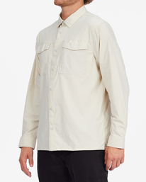 1 A/Div Surftrek Long Sleeve Shirt Beige ABYWT00187 Billabong
