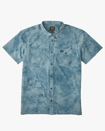 4 A/Div Surftrek Perf Short Sleeve Shirt Blue ABYWT00195 Billabong