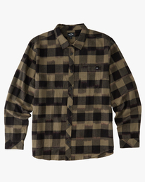 0 Coastline Flannel Shirt Black ABYWT00198 Billabong