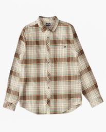 5 Coastline Flannel Shirt Beige ABYWT00198 Billabong