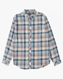 7 Coastline Flannel Shirt White ABYWT00198 Billabong