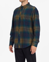 1 Coastline Flannel Shirt Blue ABYWT00198 Billabong