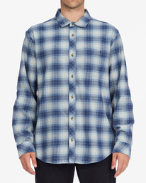 0 Coastline Flannel Shirt Blue ABYWT00198 Billabong