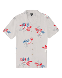 3 Stars Stripes Short Sleeve Shirt Beige ABYWT00201 Billabong