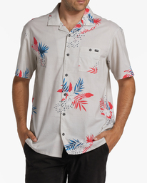 0 Stars Stripes Short Sleeve Shirt Beige ABYWT00201 Billabong