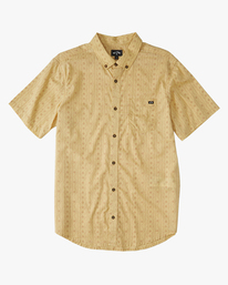 0 Sundays Mini Short Sleeve Shirt Yellow ABYWT00203 Billabong