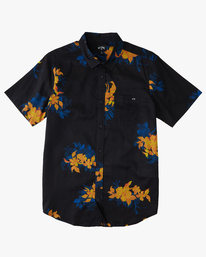 5 Sundays Floral Short Sleeve Shirt Black ABYWT00204 Billabong