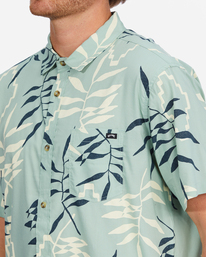 4 Sundays Floral Short Sleeve Shirt Green ABYWT00204 Billabong