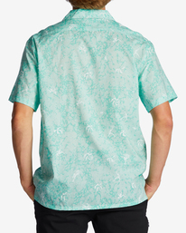 billabong, Sundays Vacay - Chemise manches courtes pour Homme, MINT (mnt) Sundays Vacay - Short Sleeve Shirt for Men ABYWT00205