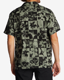 billabong, Sundays Vacay - Chemise manches courtes pour Homme, SAGE (sag) Sundays Vacay - Short Sleeve Shirt for Men ABYWT00205