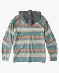5 Baja Hooded Flannel Shirt Beige ABYWT00210 Billabong