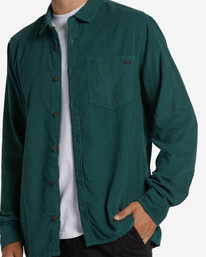 3 Bowie Long Sleeve Corduroy Shirt Yellow ABYWT00217 Billabong