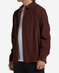 1 Bowie Long Sleeve Corduroy Shirt Green ABYWT00217 Billabong