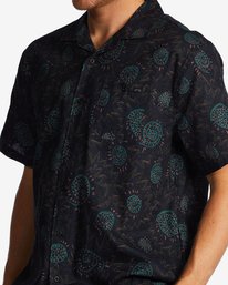 4 Hemp Vacay - Camisa de manga curta para Homem Preto ABYWT00218 Billabong