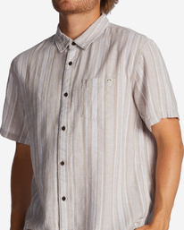 3 Daily Hemp Short Sleeve Shirt Beige ABYWT00225 Billabong