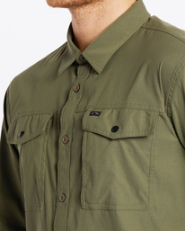 4 Surftrek Tech Long Sleeve Shirt Green ABYWT00228 Billabong