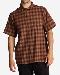 0 Daybreak - Short Sleeve Shirt for Men Green ABYWT00229 Billabong