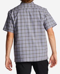 billabong, Daybreak - Chemise manches courtes pour Homme, DUSTY GRAPE (skw0) Daybreak - Short Sleeve Shirt for Men ABYWT00229