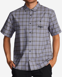 0 Daybreak - Camisa de Manga Corta para Hombre Violeta ABYWT00229 Billabong