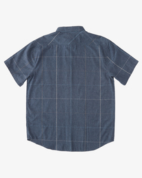 5 All Day Plaid Short Sleeve Shirt Blue ABYWT00231 Billabong