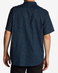billabong, Sundays Mini - Chemise manches courtes pour Homme, INDIGO (ind) Sundays - Short Sleeve Shirt for Men ABYWT00232