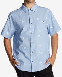 0 Sundays Mini - Camisa de manga curta para Homem Azul ABYWT00232 Billabong