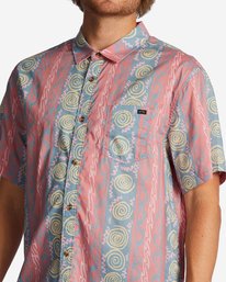 3 Sundays Short Sleeve Shirt Red ABYWT00234 Billabong