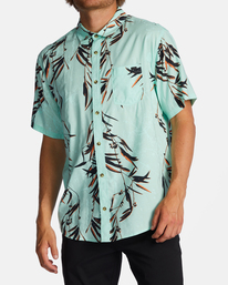 0 Sundays - Camisa de Manga Corta para Hombre Azul ABYWT00234 Billabong