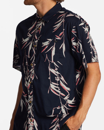 3 Sundays - Camisa de Manga Corta para Hombre Negro ABYWT00234 Billabong