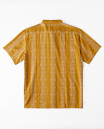 7 Sundays Jacquard - Chemise manches courtes pour Homme Jaune ABYWT00235 Billabong