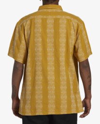 3 Sundays Jacquard - Camisa de manga curta para Homem Amarelo ABYWT00235 Billabong