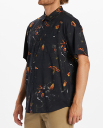 1 Kamea Sundays Short Sleeve Shirt Black ABYWT00236 Billabong
