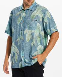 1 Kamea Sundays Island Short Sleeve Shirt Blue ABYWT00238 Billabong