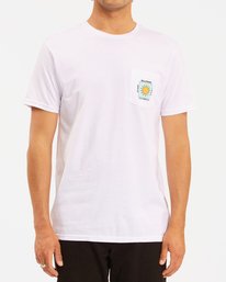 0 Olas Pocket T-Shirt White ABYZT00510 Billabong