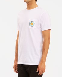 1 Olas Pocket T-Shirt White ABYZT00510 Billabong
